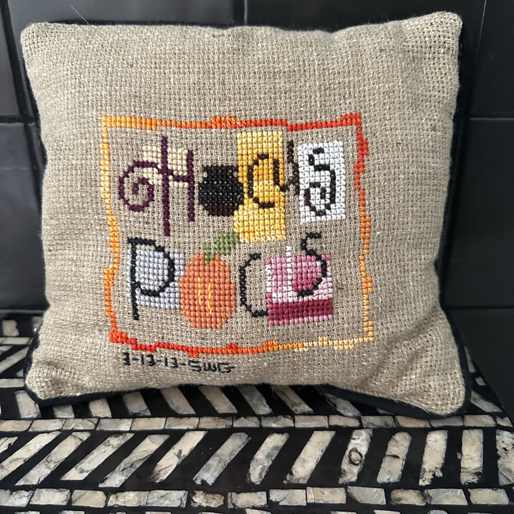 Accent Pillow • Handmade by my Grandmama